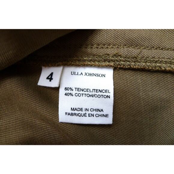 ULLA JOHNSON Paperbag Waist High-Rise Cargo Pant Trouser Net-A-Porter 4 $398 - Picture 6 of 6